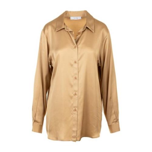 Naakte Shirts Kaos , Beige , Dames