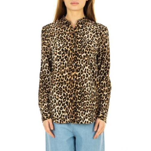 Beige Slim Signature Shirts Equipment , Multicolor , Dames