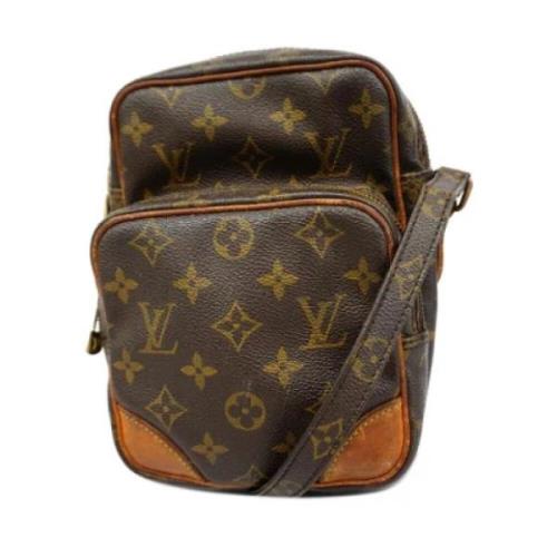 Pre-owned Fabric louis-vuitton-bags Louis Vuitton Vintage , Brown , Da...