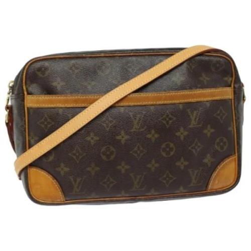 Pre-owned Canvas louis-vuitton-bags Louis Vuitton Vintage , Brown , Da...