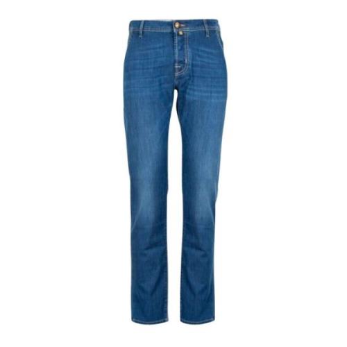 Denim 5-Pocket Jeans Broek Jacob Cohën , Blue , Heren