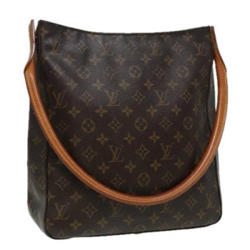 Pre-owned Canvas louis-vuitton-bags Louis Vuitton Vintage , Brown , Da...