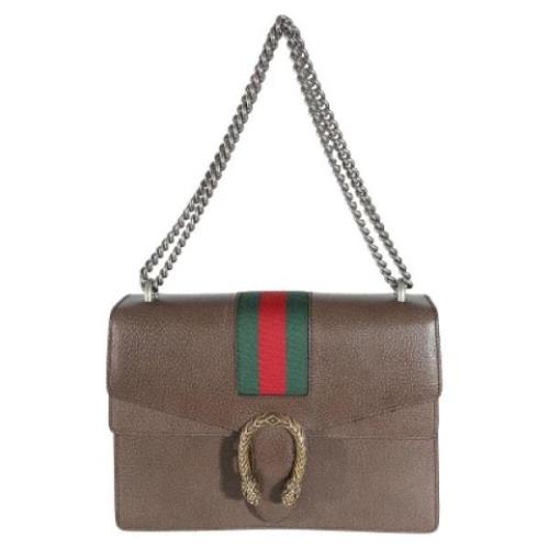 Pre-owned Canvas gucci-bags Gucci Vintage , Brown , Dames