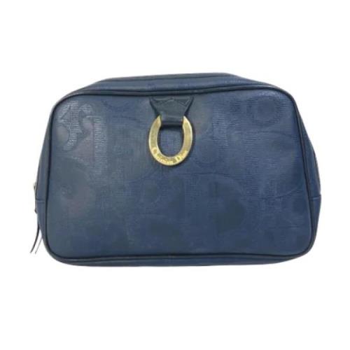 Pre-owned Fabric dior-bags Dior Vintage , Blue , Dames