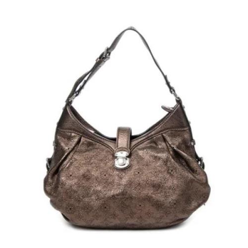 Pre-owned Leather handbags Louis Vuitton Vintage , Brown , Dames