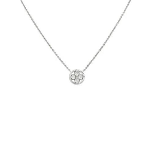 Pre-owned White Gold necklaces Louis Vuitton Vintage , White , Dames