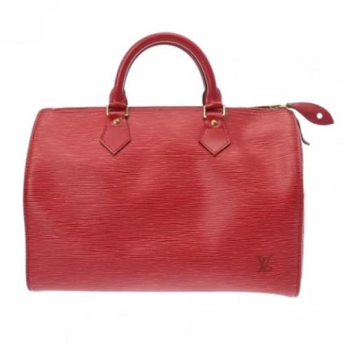 Pre-owned Leather louis-vuitton-bags Louis Vuitton Vintage , Red , Dam...