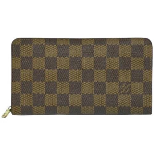 Pre-owned Canvas wallets Louis Vuitton Vintage , Brown , Dames