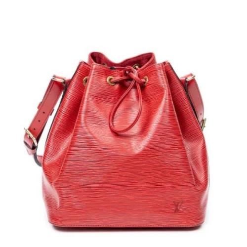 Pre-owned Leather shoulder-bags Louis Vuitton Vintage , Red , Dames