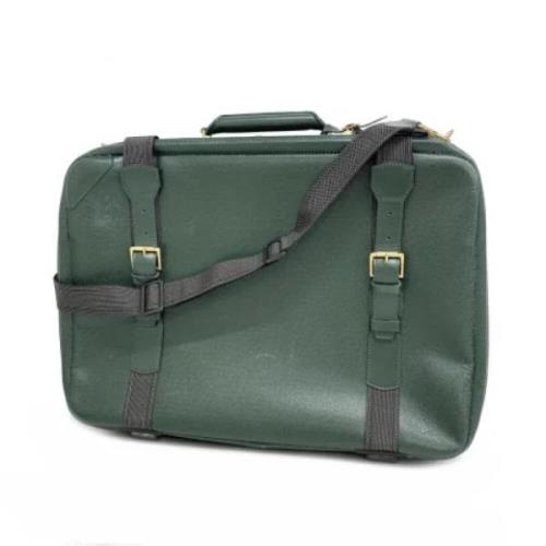 Pre-owned Fabric louis-vuitton-bags Louis Vuitton Vintage , Green , Da...