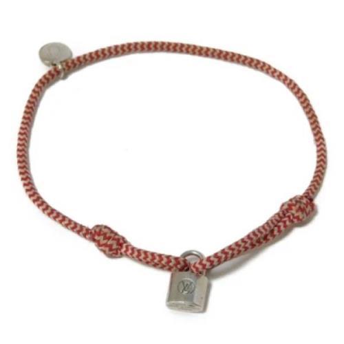 Pre-owned Silver bracelets Louis Vuitton Vintage , Red , Dames