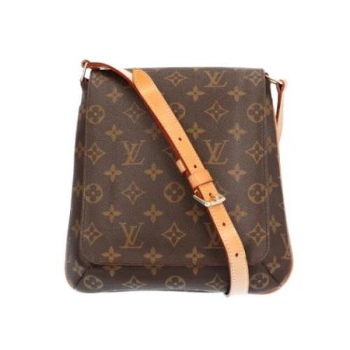 Pre-owned Fabric louis-vuitton-bags Louis Vuitton Vintage , Brown , Da...