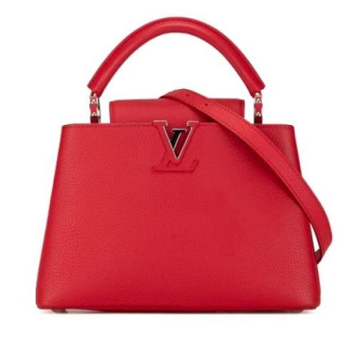 Pre-owned Leather louis-vuitton-bags Louis Vuitton Vintage , Red , Dam...