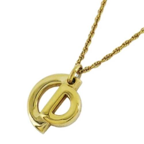 Pre-owned Yellow Gold dior-jewelry Dior Vintage , Yellow , Dames