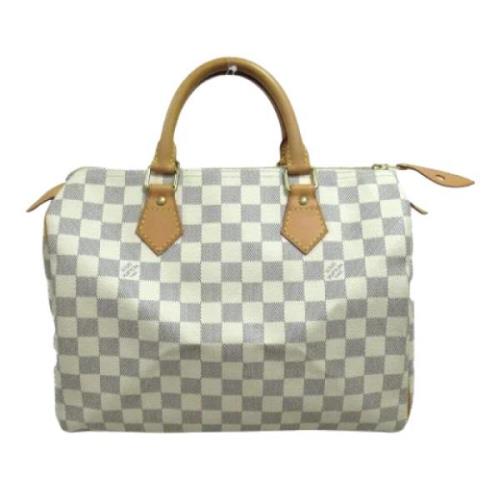 Pre-owned Canvas louis-vuitton-bags Louis Vuitton Vintage , Beige , Da...