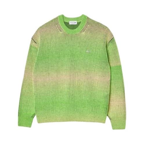 Graadverloop Rolhals Trui Lacoste , Green , Heren