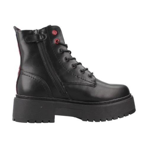 Kersen Veterschoenen Levi's , Black , Dames