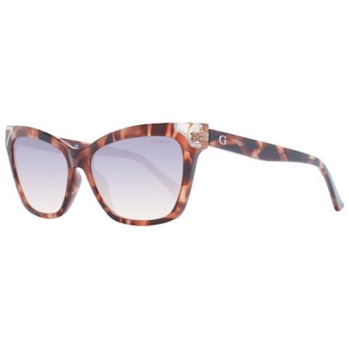 Bruine Dames Cat Eye Zonnebril Guess , Brown , Dames