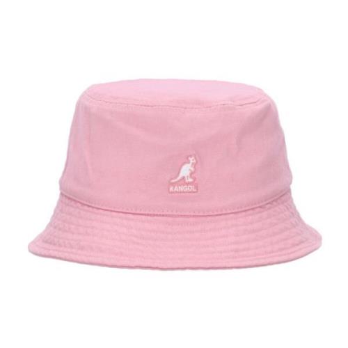 Gewassen katoenen emmerhoed Pepto Rose Kangol , Pink , Heren