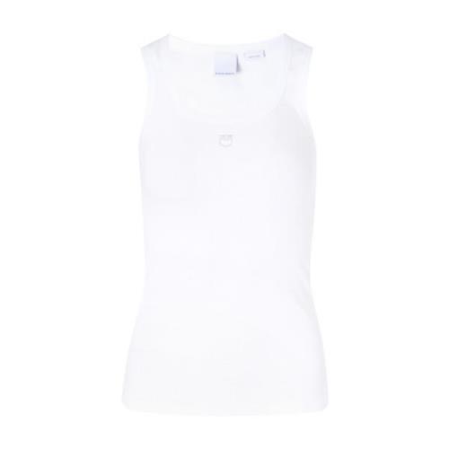 Witte Tanktop Rekenmachine Pinko , White , Dames