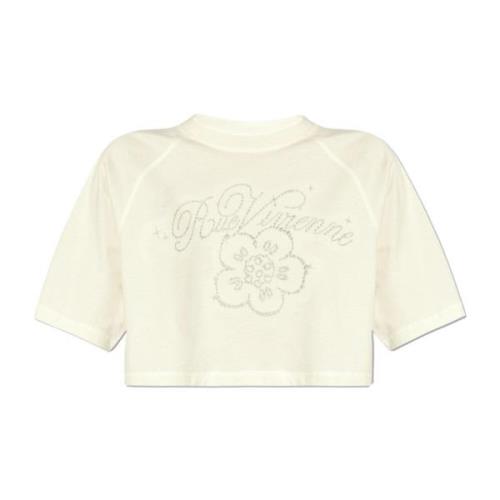 Korte T-shirt Kenzo , Beige , Dames