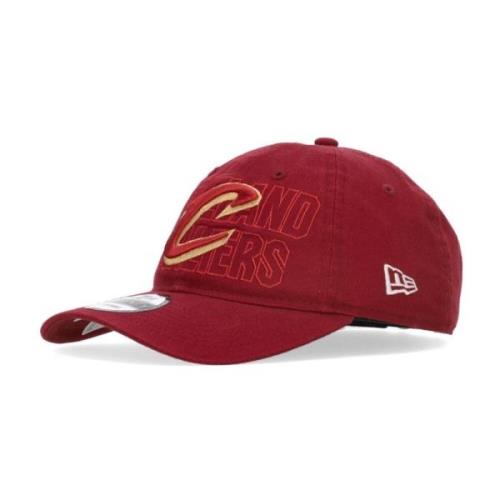 Cleveland Cavaliers NBA Draft Gebogen Pet New Era , Red , Unisex