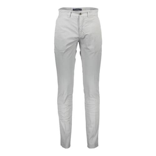 Slim-Fit Katoenen Broek Harmont & Blaine , Gray , Heren