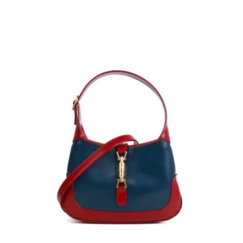 Pre-owned Leather gucci-bags Gucci Vintage , Blue , Dames