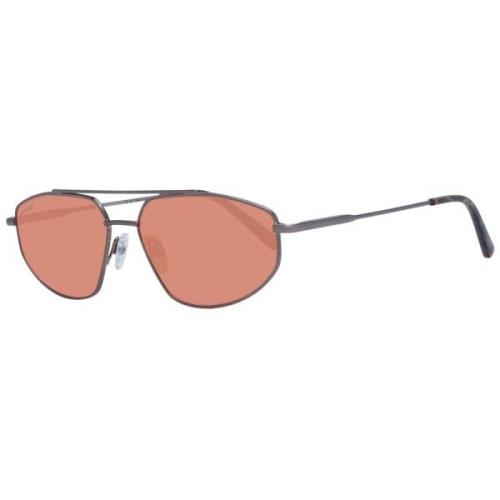 Bronzen Aviator Zonnebril Serengeti , Gray , Unisex