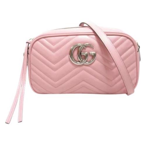 Pre-owned Leather gucci-bags Gucci Vintage , Pink , Dames