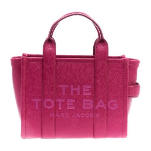 Fuchsia Leren Schoudertas Marc Jacobs , Pink , Dames