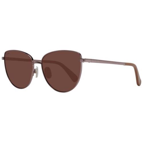 Bronze Cat Eye Zonnebril Max Mara , Brown , Unisex