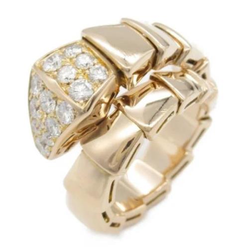 Pre-owned Rose Gold rings Bvlgari Vintage , Yellow , Dames