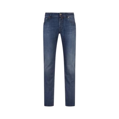 Blauwe Slim Fit Jeans Limited Edition Jacob Cohën , Blue , Heren