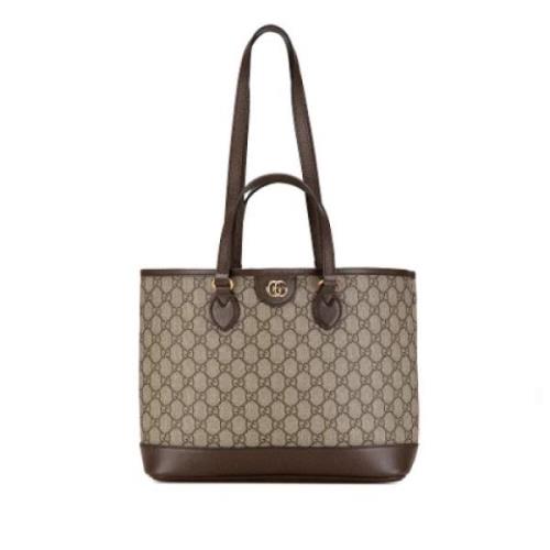 Pre-owned Fabric gucci-bags Gucci Vintage , Beige , Dames