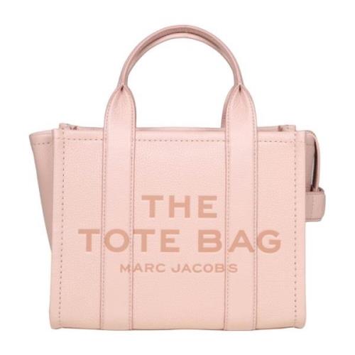 Roze Leren Tote Handtas Marc Jacobs , Pink , Dames