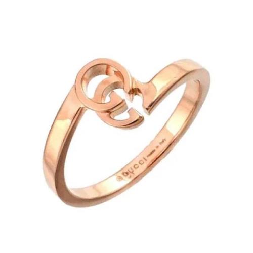 Pre-owned Rose Gold rings Gucci Vintage , Yellow , Dames