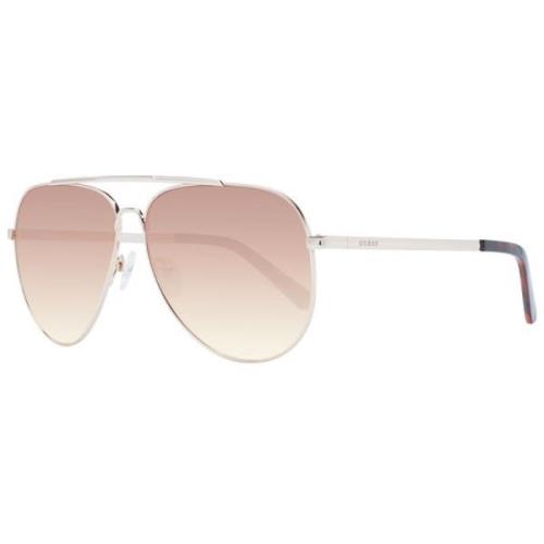 Roségouden Aviator Zonnebril Guess , Yellow , Unisex