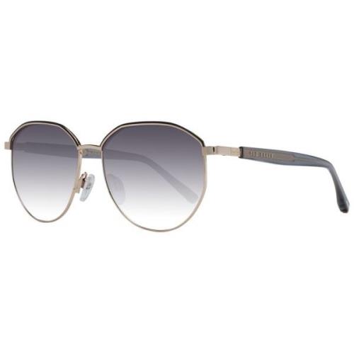 Gouden Dames Pilot Zonnebril Verlooplens Ted Baker , Gray , Unisex