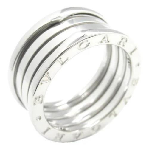 Pre-owned White Gold rings Bvlgari Vintage , Gray , Dames