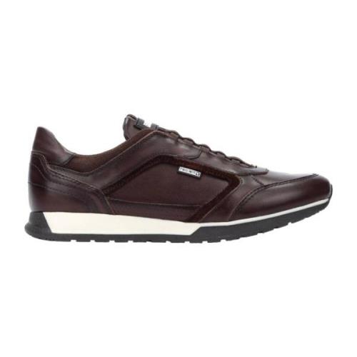 Bruine Casual Leren Sneakers met 3cm Rubberen Zool Pikolinos , Brown ,...