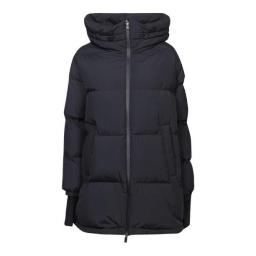 Verstelbare Zwarte Donsjas Herno , Black , Dames