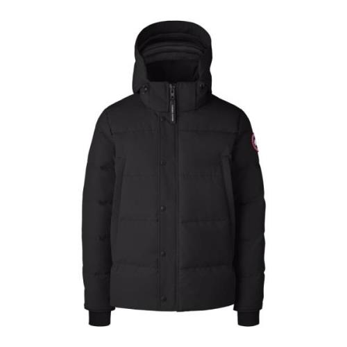 Wyndham Zwarte Parka Jas Canada Goose , Black , Heren