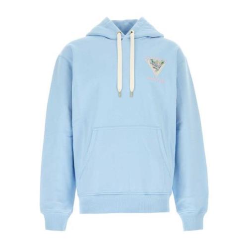 Lichtblauwe Katoenen Sweatshirt Casablanca , Blue , Heren