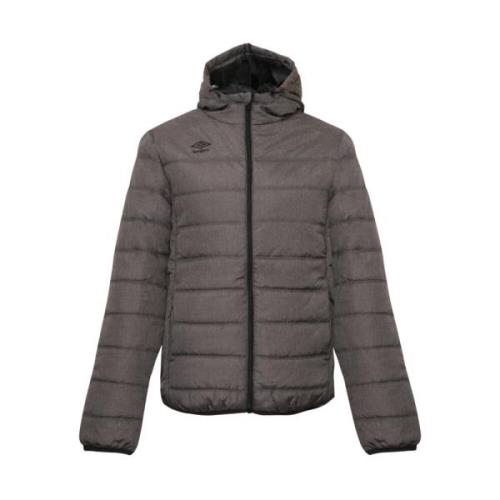 Zwarte Heren Puffer Jas Umbro , Gray , Heren