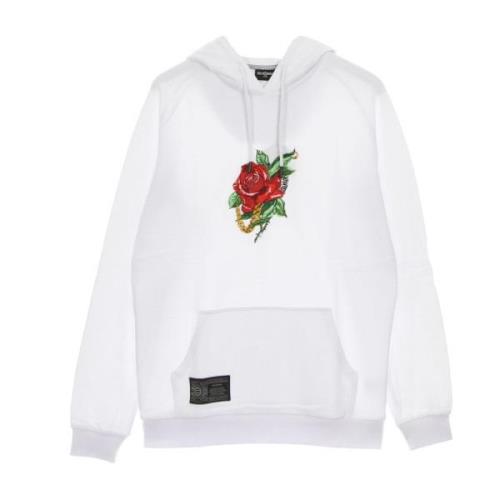 Roze hoodie met verstelbare trekkoord capuchon Dolly Noire , White , H...