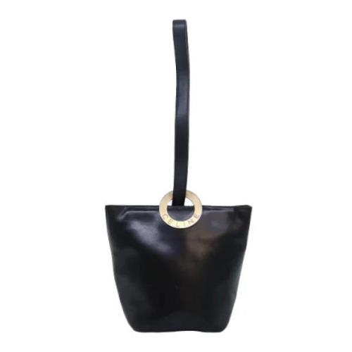 Pre-owned Leather celine-bags Celine Vintage , Black , Dames