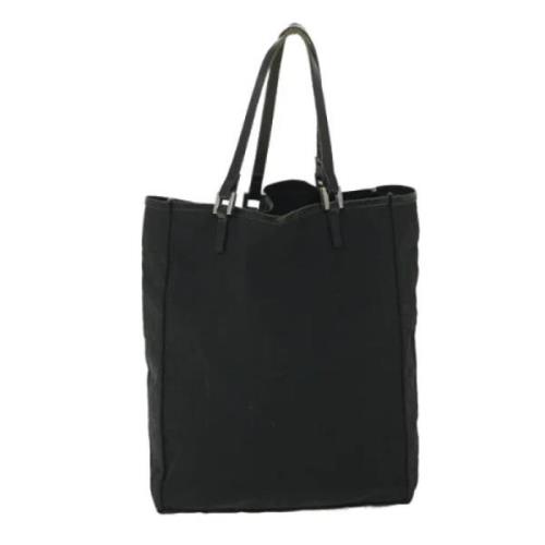 Pre-owned Canvas totes Fendi Vintage , Black , Dames