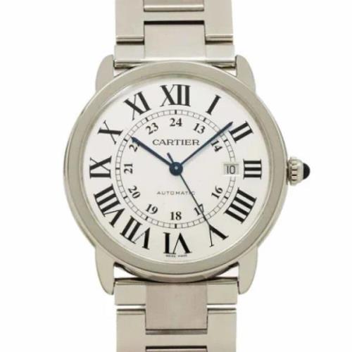 Pre-owned Stainless Steel watches Cartier Vintage , Gray , Heren