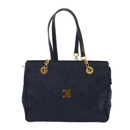 Pre-owned Fabric shoulder-bags MCM Pre-owned , Blue , Dames